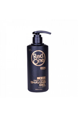 RED ONE shaving gel transparentný "gold" 500 ml