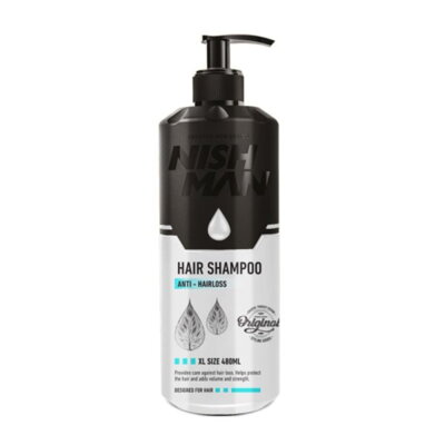 NISHMAN Hair Shampoo Anti Hairloss 480 ml