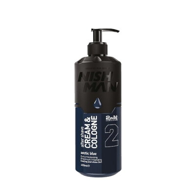 NISHMAN After Shave Cologne Cream Arctic Blue 400 ml