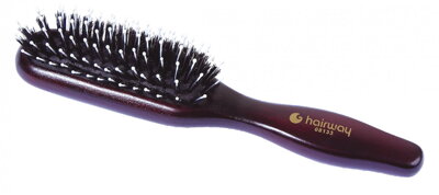 HAIRWAY kefa na vlasy oválna malá, diviačie štetiny & nylon