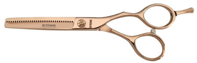 KYONE 680-575T30 kadernicke nožnice efilačné Rose Gold 5,75" 30 zubov