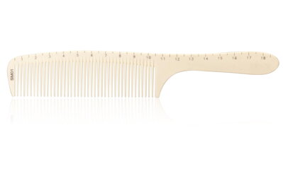 HAIR CARE hrebeň s rúčkou a mierkou 19,3 cm