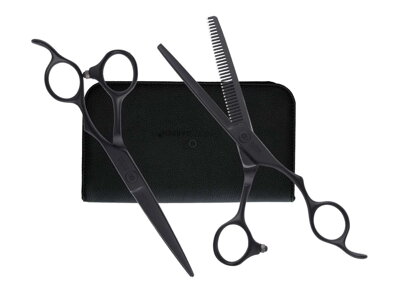 OLIVIA GARDEN Silk Cut Pro Matt Black Set 5,75" + 6,35" kadernícke nožnice