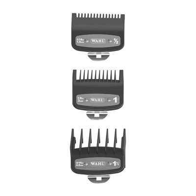 WAHL 3354 prémiové násadce č. 1/2 - 1 - 1 1/2 pre WAHL - 1,5 / 3 / 4,5 mm