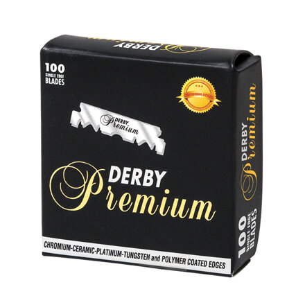 DERBY Premium polovičné žiletky 100 ks balenie