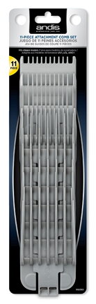 ANDIS 66565 AAC-1 / US-1 / LCL plastové nasadzovacie hrebene 11 ks