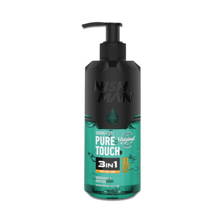 NISHMAN Shower Gel Pure Touch 3 v 1 480 ml