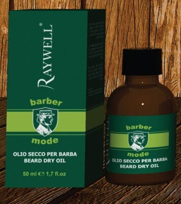 RAYWELL Barber suchý olej na bradu pre mužov 50 ml