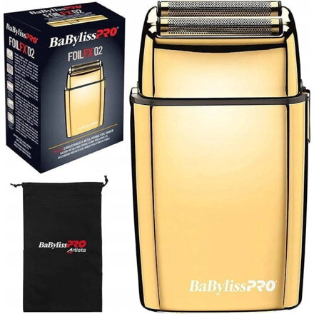 BABYLISS PRO FXFS2GE Double Foil Metal Shaver Gold