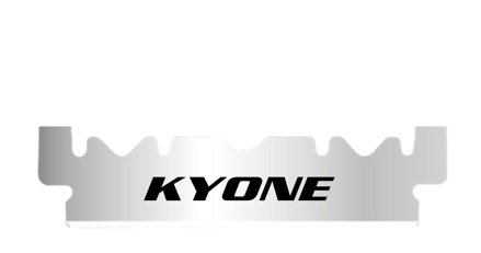 KYONE SR-02B britva čierna + 20 polovičných žiletiek