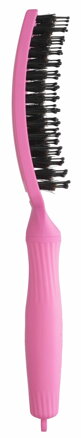 OLIVIA GARDEN Finger Brush kefa na vlasy masážna 6-radová stredná Pink Granita 