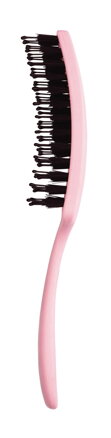 OLIVIA GARDEN Finger Brush Pink vlasy masážna 6-radová kabelková veľkosť