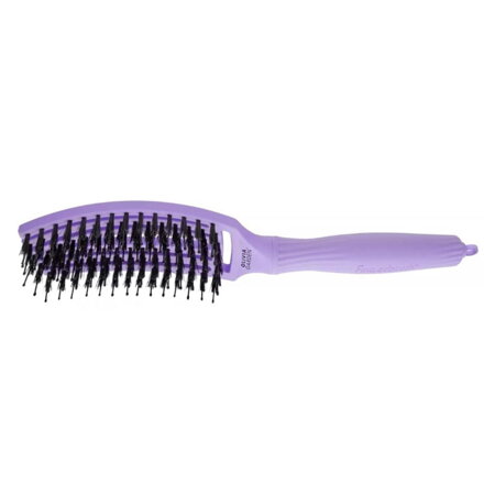 OLIVIA GARDEN Finger Brush kefa na vlasy masážna 6-radová stredná Lavender