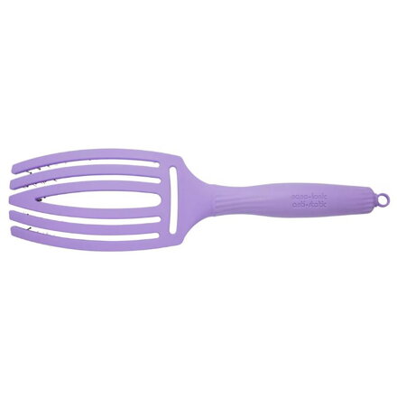 OLIVIA GARDEN Finger Brush kefa na vlasy masážna 6-radová stredná Lavender