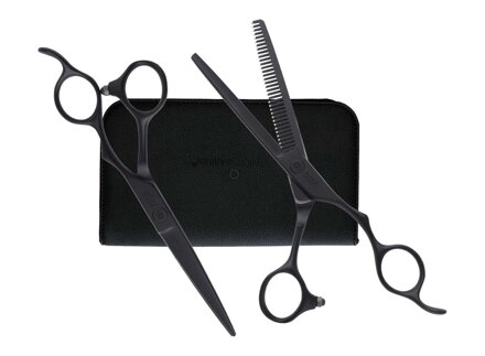 OLIVIA GARDEN Silk Cut Pro Matt Black Set 5,75" + 6,35" kadernícke nožnice