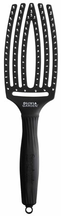 OLIVIA GARDEN Finger Brush na vlasy masážna 6-radová stredná (iba plastové piny) 
