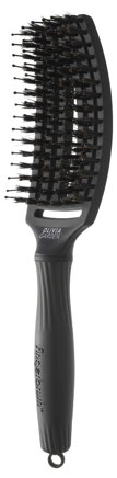 OLIVIA GARDEN Finger Brush kefa masážna 6-radová stredná čierna