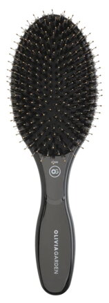 OLIVIA GARDEN Expert Care Oval kefa na vlasy oválna diviak / nylon čierna