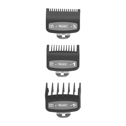 WAHL 3354 prémiové násadce č. 1/2 - 1 - 1 1/2 pre WAHL - 1,5 / 3 / 4,5 mm